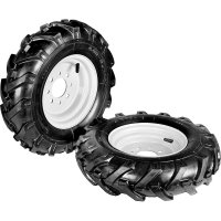 Paire roues pneumatiques "Tractor" 4.00-8 - REF. 900112